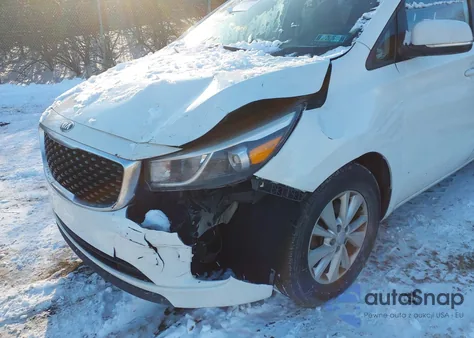 2016 Kia Sedona Lx из США, поврежденный, VIN KNDMB5C16G6180542